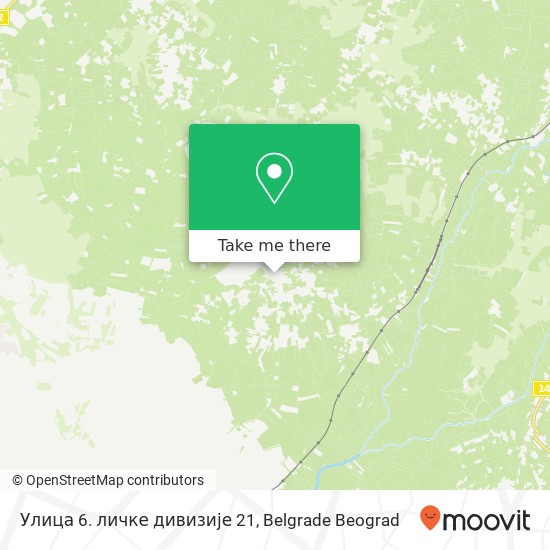 Улица 6. личке дивизије 21 map