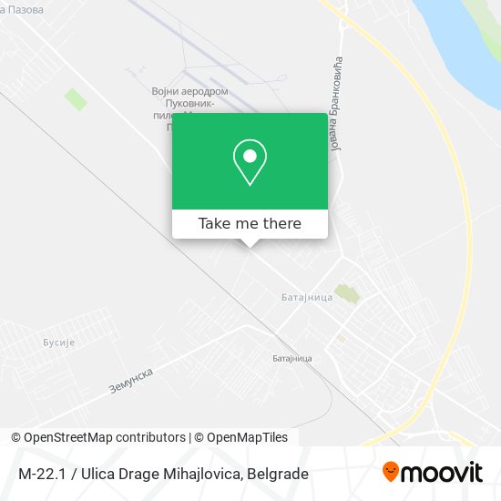 M-22.1 / Ulica Drage Mihajlovica map