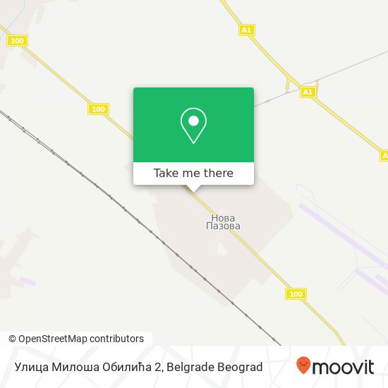 Улица Милоша Обилића 2 map