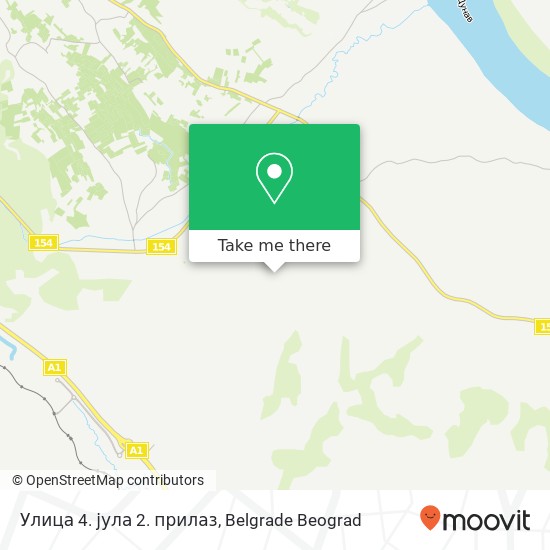 Улица 4. јула 2. прилаз map