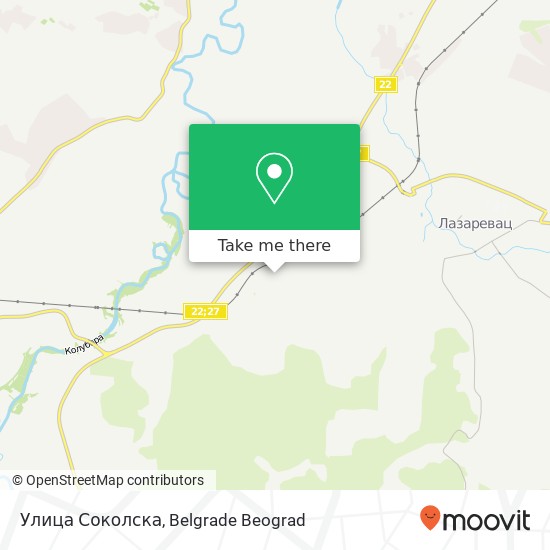 Улица Соколска map