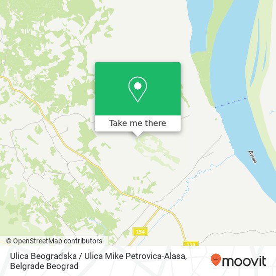 Ulica Beogradska / Ulica Mike Petrovica-Alasa map