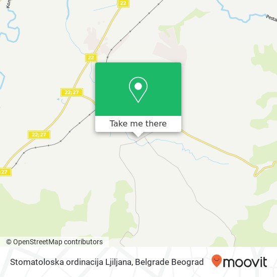 Stomatoloska ordinacija Ljiljana map