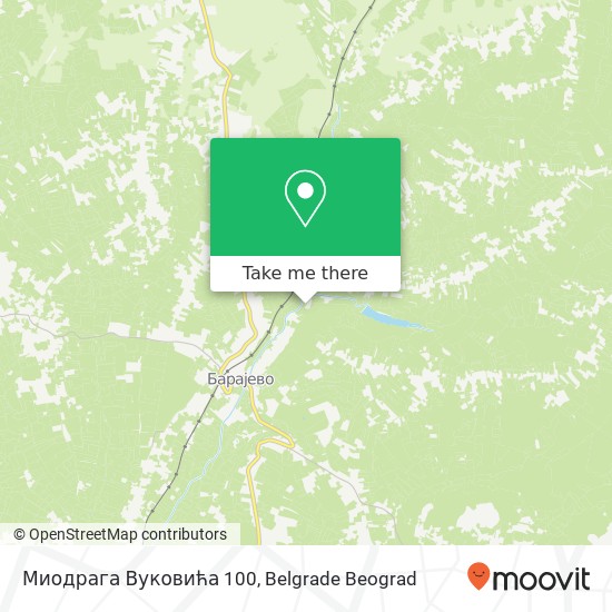 Миодрага Вуковића 100 map