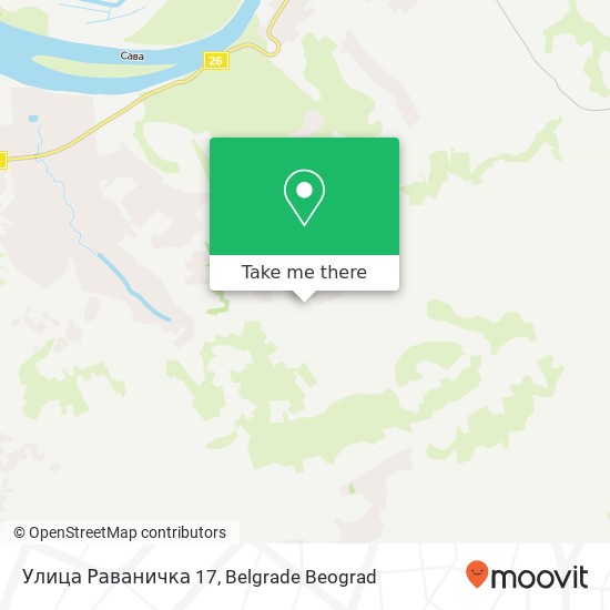 Улица Раваничка 17 map