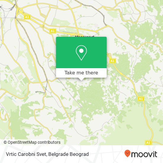 Vrtic Carobni Svet map