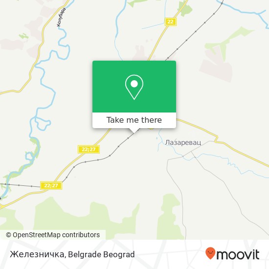 Железничка map