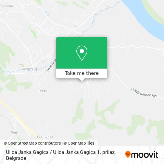 Ulica Janka Gagica / Ulica Janka Gagica 1. prilaz map