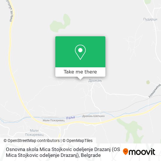 Osnovna skola Mica Stojkovic odeljenje Drazanj (OS Mica Stojkovic odeljenje Drazanj) map