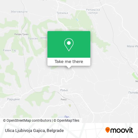 Ulica Ljubivoja Gajica map