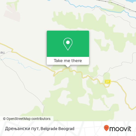 Дрењански пут map