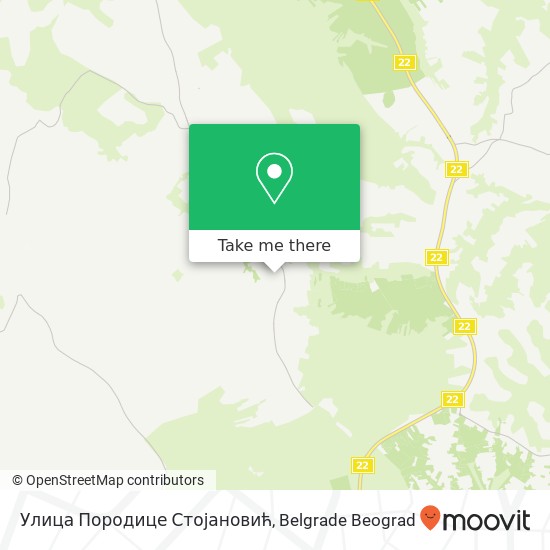 Улица Породице Стојановић map