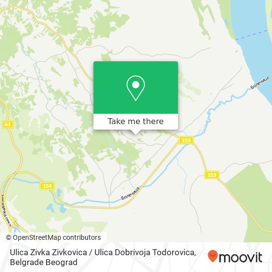 Ulica Zivka Zivkovica / Ulica Dobrivoja Todorovica map