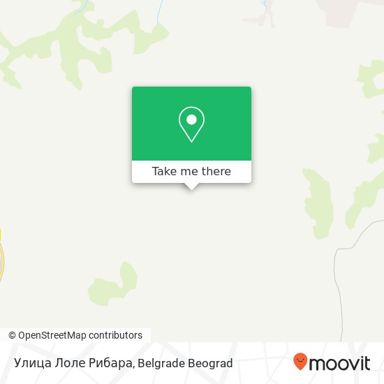 Улица Лоле Рибара map