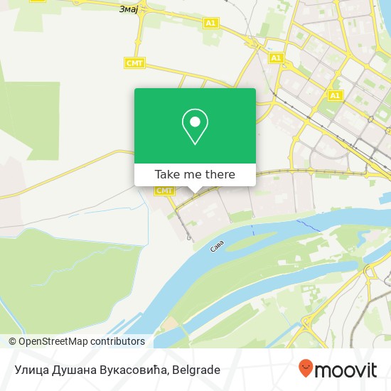 Улица Душана Вукасовића map