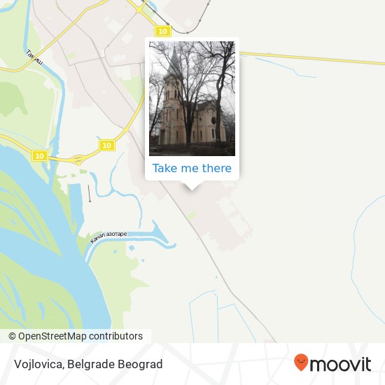 Vojlovica map