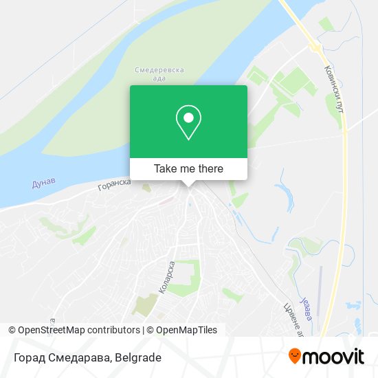 Горад Смедарава map