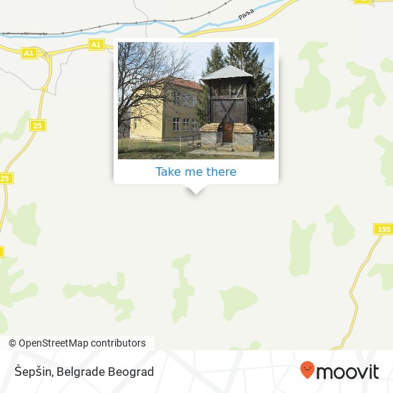 Šepšin map