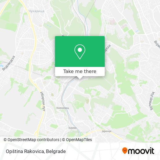 Opština Rakovica map