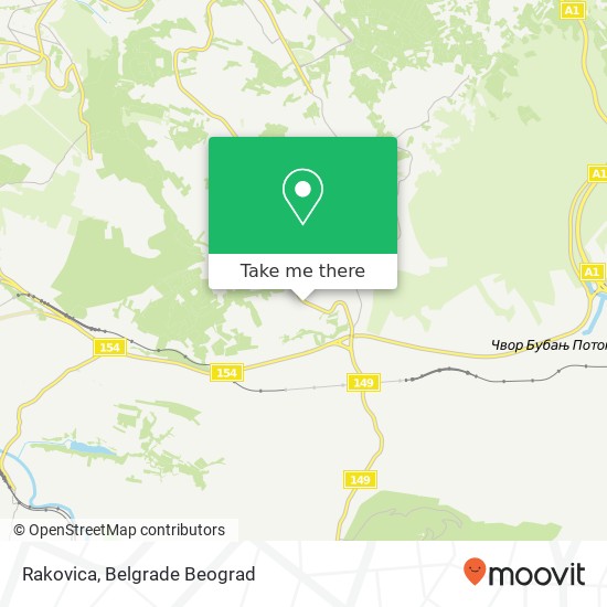 Rakovica map