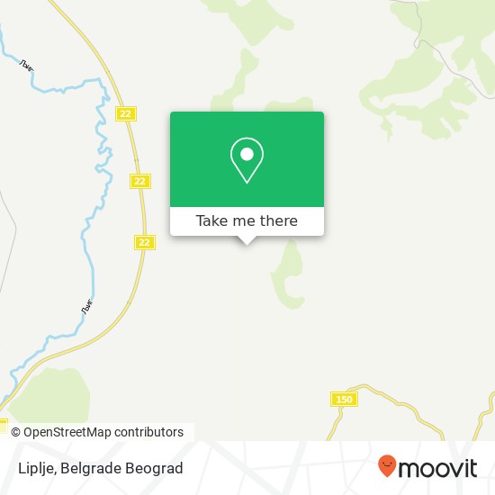 Liplje map