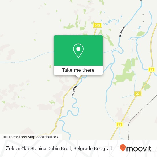 Železnička Stanica Dabin Brod map