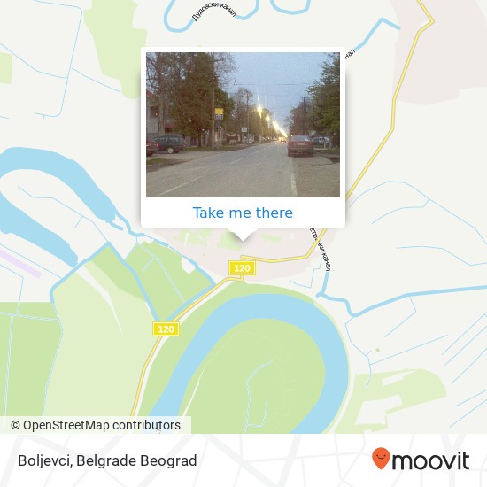 Boljevci map