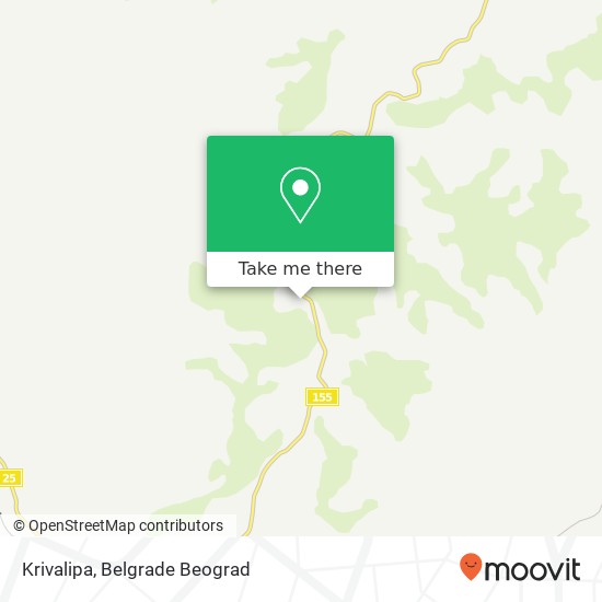 Krivalipa map