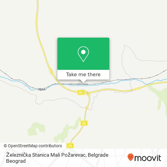 Železnička Stanica Mali Požarevac map