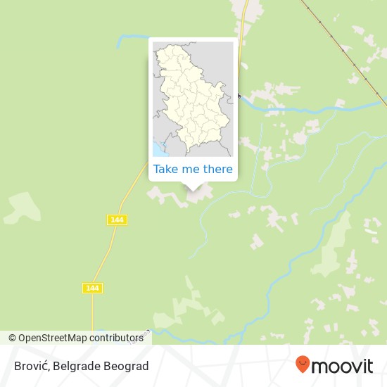 Brović map