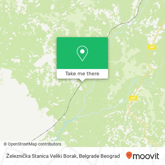 Železnička Stanica Veliki Borak map