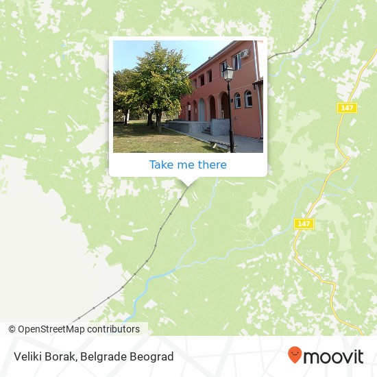 Veliki Borak map