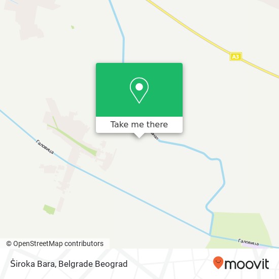 Široka Bara map