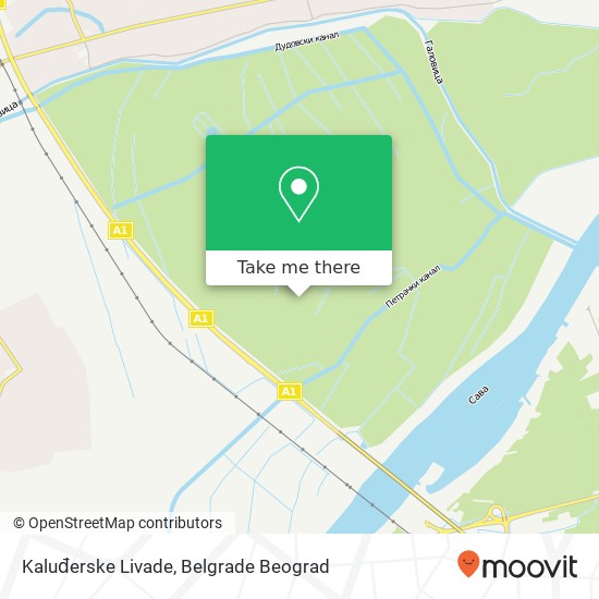 Kaluđerske Livade map