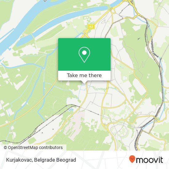 Kurjakovac map