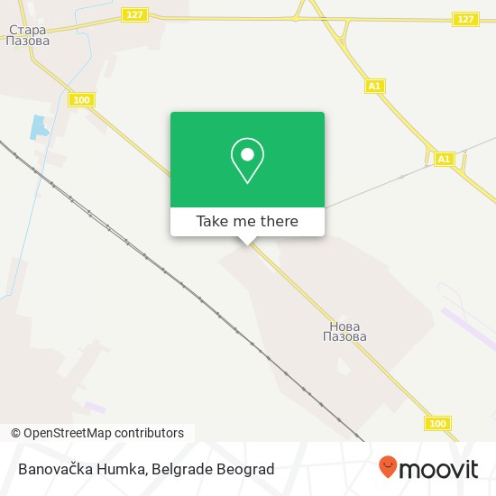 Banovačka Humka map