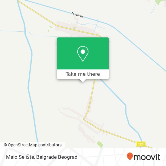 Malo Selište map