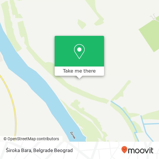 Široka Bara map