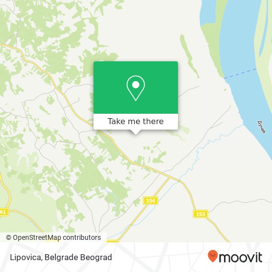 Lipovica map