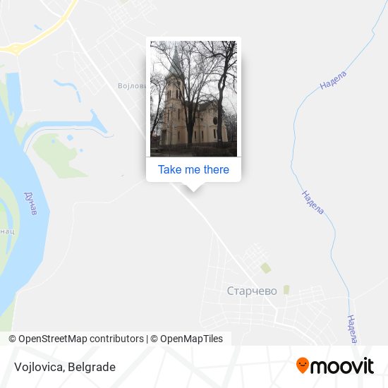 Vojlovica map