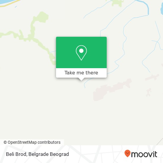 Beli Brod map