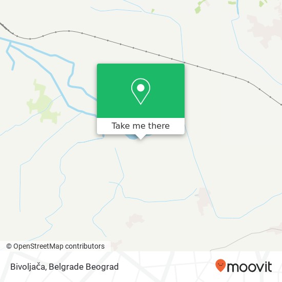 Bivoljača map