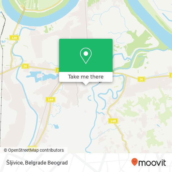 Šljivice map