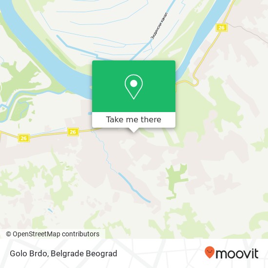 Golo Brdo map