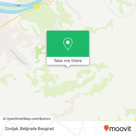 Zovljak map