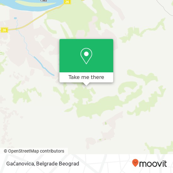 Gaćanovica map