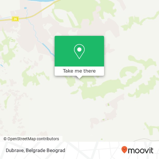 Dubrave map