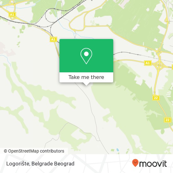 Logorište map