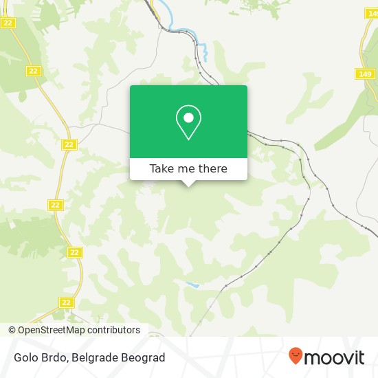 Golo Brdo map