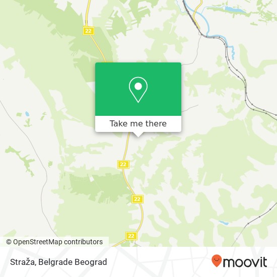 Straža map